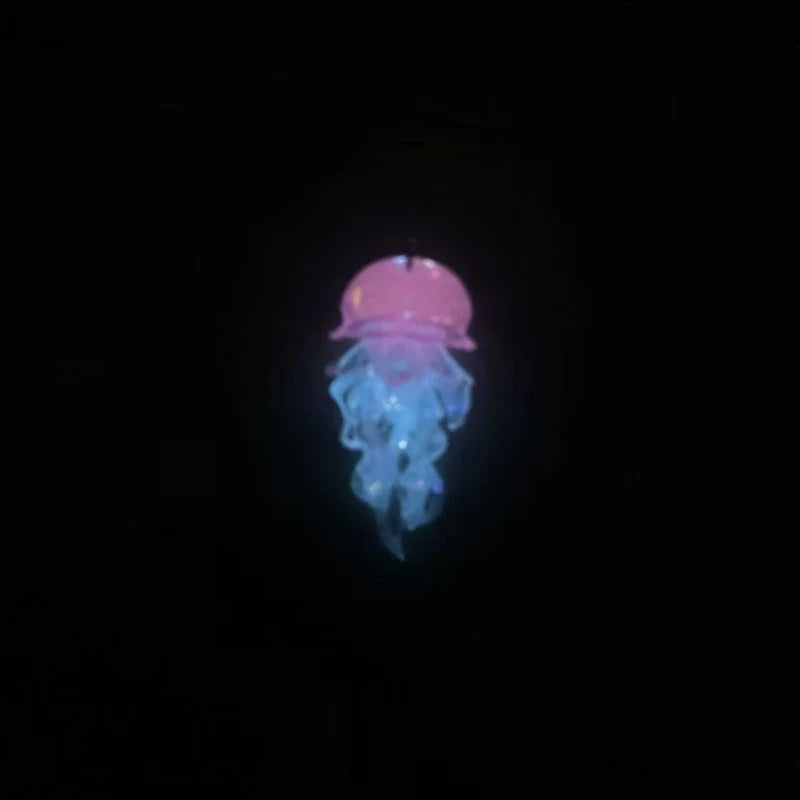 Y2K Jellyfish Tassel Mobile Key Chain Jellyfish Beaded Phone Charm Keycord Korean Sea Shell Fish Beads Chain BackPack Keyring (Copy)